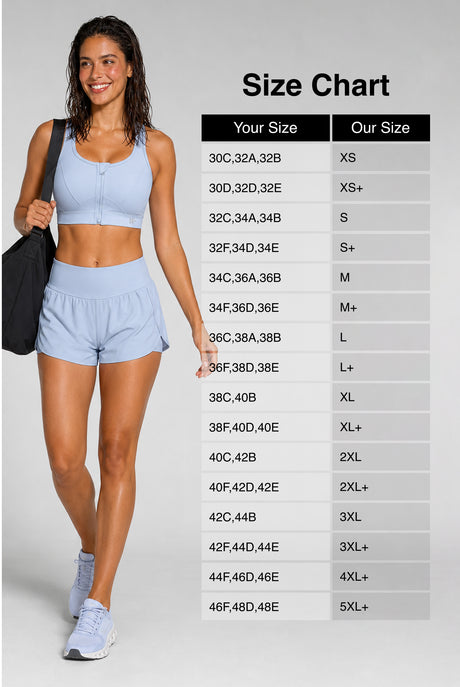 Enfold™ Front-Zip Breathable Racerback Sports Bra | High-Impact Support for Running, HIIT & Training - image 39