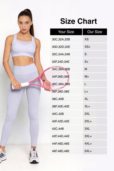 Power™ Racerback Breathable Full-Coverage Sports Bra | High-Impact Support for Running, Gym & Training - image 4