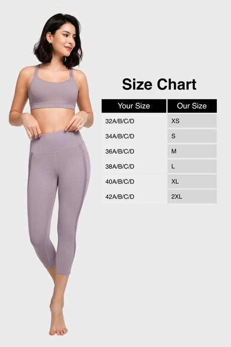 Shift™ Scoop Neckline Double Straps Padded Yoga Bra | Women's Light Support Sports Bra - image 4