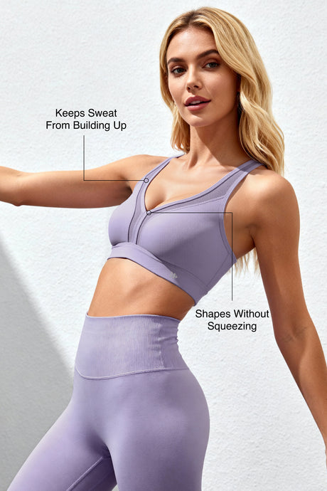 Power™ Adjustable Straps Cross-Back Sports Bra | High-Impact Bounce Control Without Flattening for Running, HIIT & Training - image 40