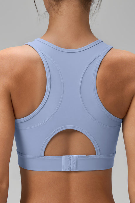 Sculpt™ Racerback Mesh Hook-Back Sports Bra | Women's High Support Sports Bra - image 6