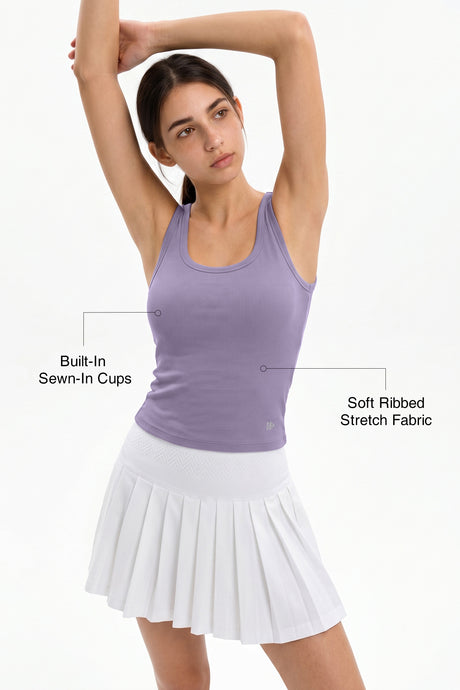 Anywhere™ Built-In Fixed Cups Tank For Daily Yoga | Women's Sports Tank For Yoga & Daily - image 15