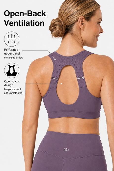 Power™ Zip Front Adjustable High Support Sports Bra | Women's High Support Sports Bra - image 13
