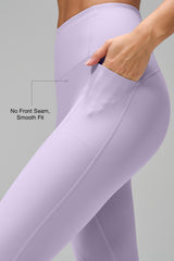 Echo™ No-Front-Seam Pocket Leggings 25 Inch | Women's High Support Leggings