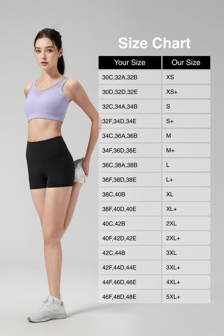Sujetador deportivo Power Front Sheer Mesh H-Back | Sujetador deportivo de alta sujeción para mujer - image 4