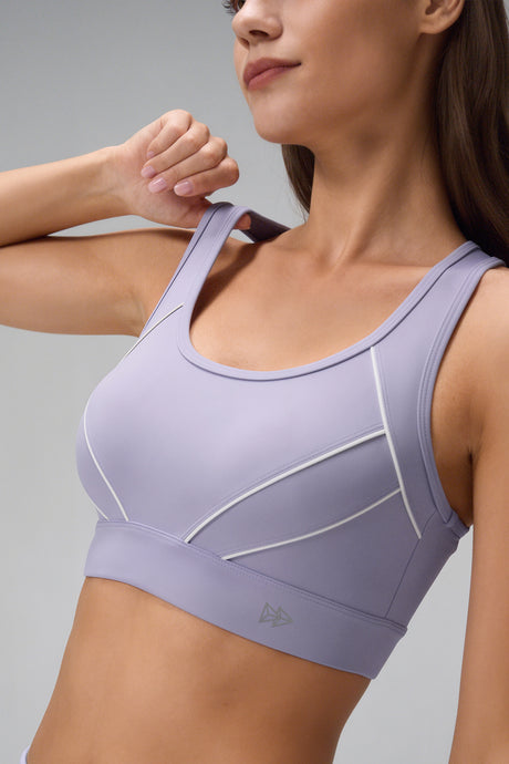 Sculpt™ Racerback Mesh Hook-Back Sports Bra | Women's High Support Sports Bra - image 17