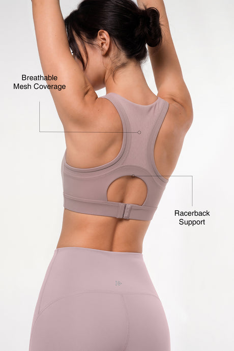 Power™ Breathable Racerback Fixed Cups High Impact Bra | Women's High Support Sports Bra - image 9