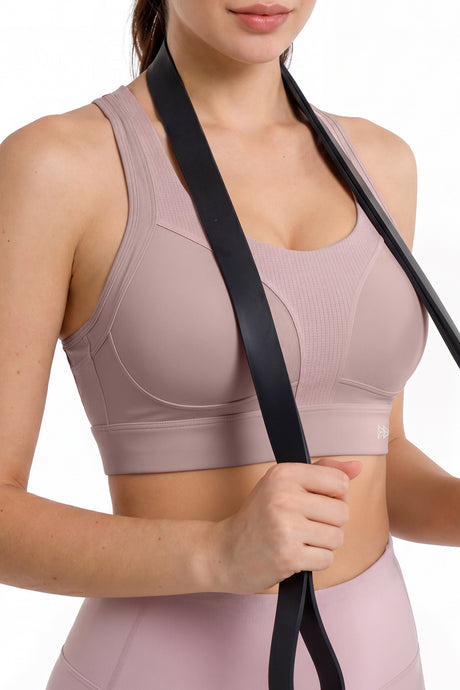 Power™ Breathable Racerback Fixed Cups High Impact Bra | Women's High Support Sports Bra - image 10