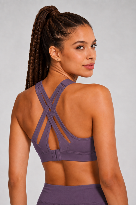 Power™ Adjustable Crisscross Padded Running Bra | Women's High Support Sports Bra - image 67