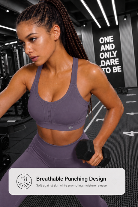 Power™ Adjustable Crisscross Padded Running Bra | Women's High Support Sports Bra - image 71