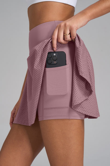 Sculpt™ Breathable Mesh-Lined Pleated Tennis Skirt | Women's Sports Skirt - image 4
