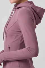 Chaqueta de forro polar elástico impermeable con cremallera completa Shift | Chaqueta deportiva para mujer