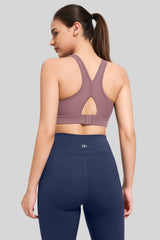 Power™ Butterfly Back Mesh Breathable Running Bra| Women's High Support Sports Bra