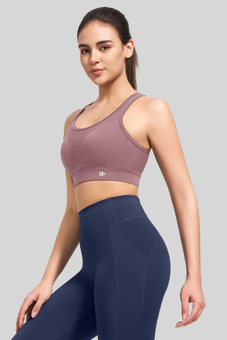 Power™ Butterfly Back Mesh Breathable Running Bra| Women's High Support Sports Bra - image 3