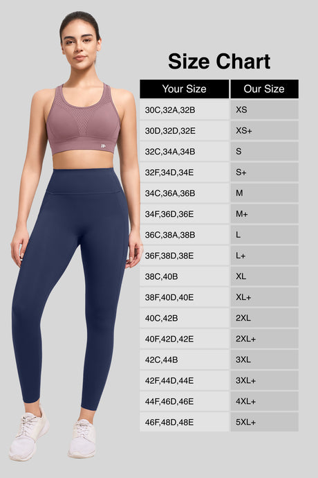 Power™ Butterfly Back Mesh Breathable Running Bra| Women's High Support Sports Bra - image 4