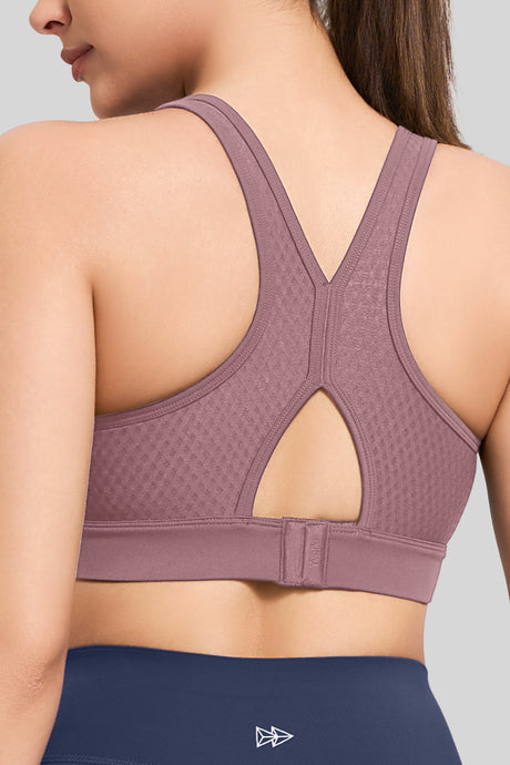 Power™ Butterfly Back Mesh Breathable Running Bra| Women's High Support Sports Bra - image 5
