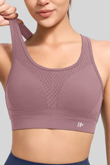 Power™ Butterfly Back Mesh Breathable Running Bra| Women's High Support Sports Bra