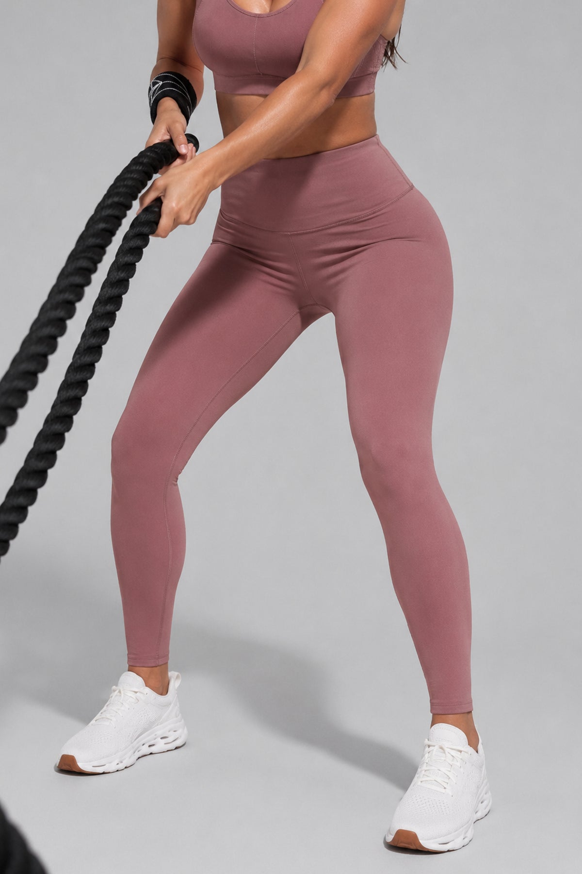 Echo™ Supportive Sustainable 27 Inches Leggings | High-Impact Leggings Best For Running, HIIT & Training