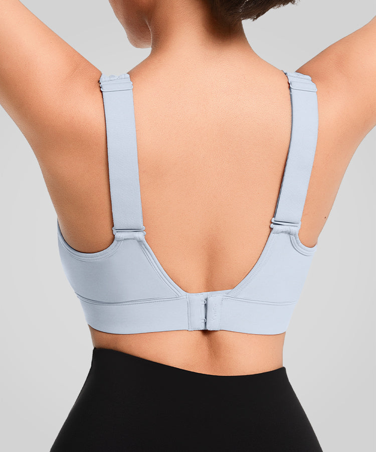 Reggiseno da corsa imbottito traspirante Power Cross Back | Reggiseno sportivo ad alto sostegno da donna