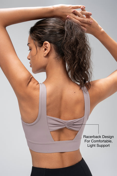 Anywhere™ Removable Cups V-Neck Soft Light Support Bra | Women's Light Support Sports Bra Best For Yoga, HIIT - image 14