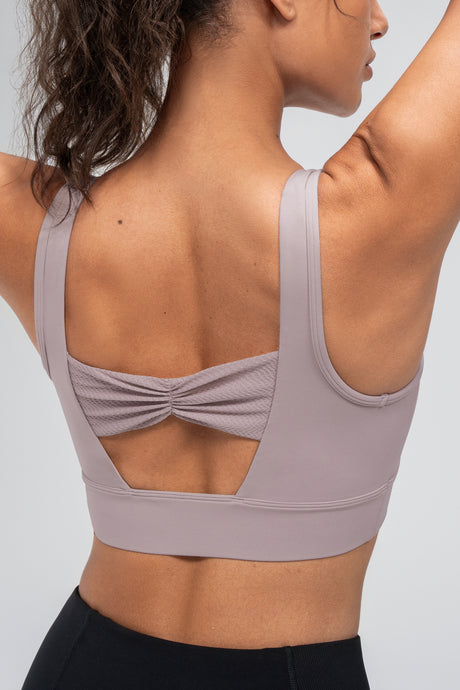 Anywhere™ Removable Cups V-Neck Soft Light Support Bra | Women's Light Support Sports Bra Best For Yoga, HIIT - image 17