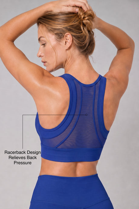 Sculpt™ Zip-Front Full-Back Mesh Racerback Sports Bra | High-Impact Support for Running, Gym & Training - image 49