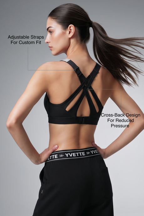 Power™ Adjustable Crisscross Padded Running Bra | Women's High Support Sports Bra - image 74