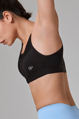 Zip-Front Unpadded High-Support Sports Bra | Women's High Support Sports Bra