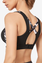 Sculpt™ Criss Cross Padded Gym Bra | Women's High Support Sports Bra