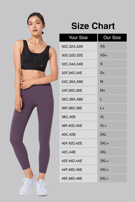 Zip-Front Unpadded High-Support Sports Bra | Women's High Support Sports Bra - image 4