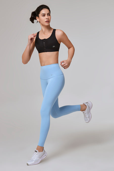 Zip-Front Unpadded High-Support Sports Bra | Women's High Support Sports Bra - image 5