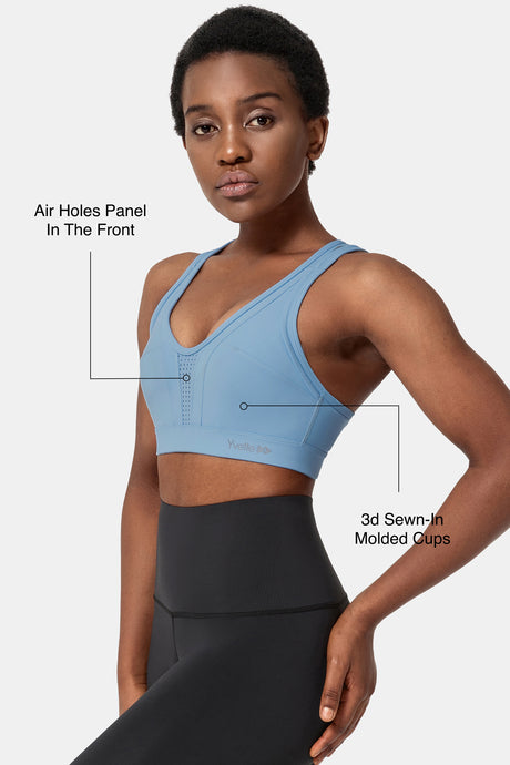 Power™ Cross Back Padded Running Bra | Women's High Support Sports Bra - image 21