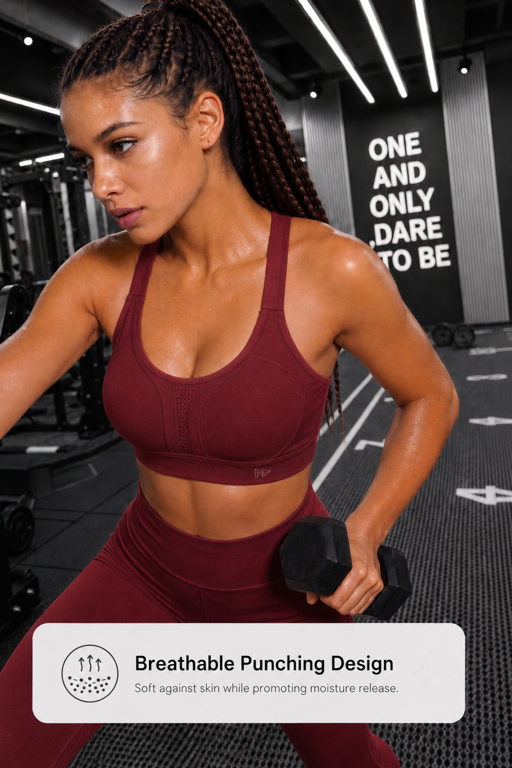 Power Adjustable Criss Cross gepolsterter Lauf-BH | Damen-Sport-BH mit starkem Halt