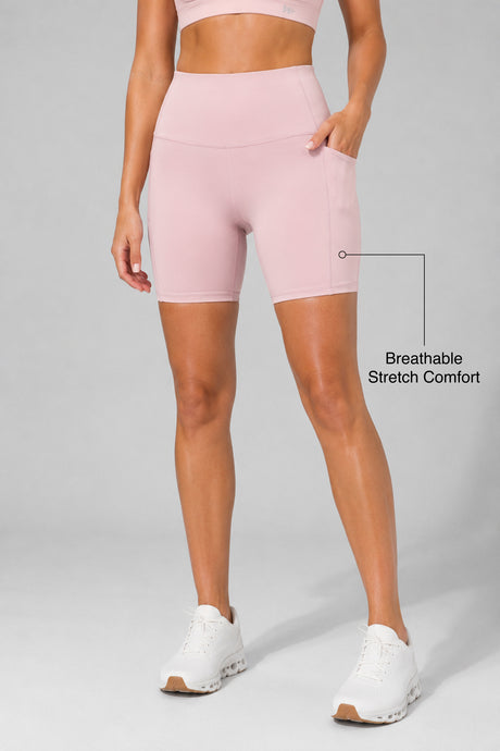 Shift™ High-Rise Stretchy Pockets Tight Shorts 3" 4" 6" 8" | Women's High Support Shorts, Best For Running, HIIT, Yoga & Training - image 3