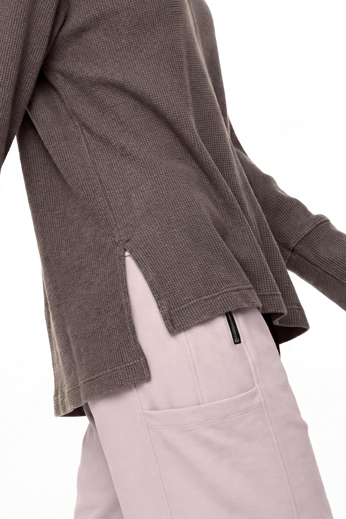 Anywhere™ V-Neck Stretch Relaxed-Fit Sweatshirt | Women's Sports Sweatshirt
