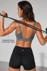 Reggiseno da corsa imbottito regolabile Power Enhance | Reggiseno sportivo da donna con supporto medio
