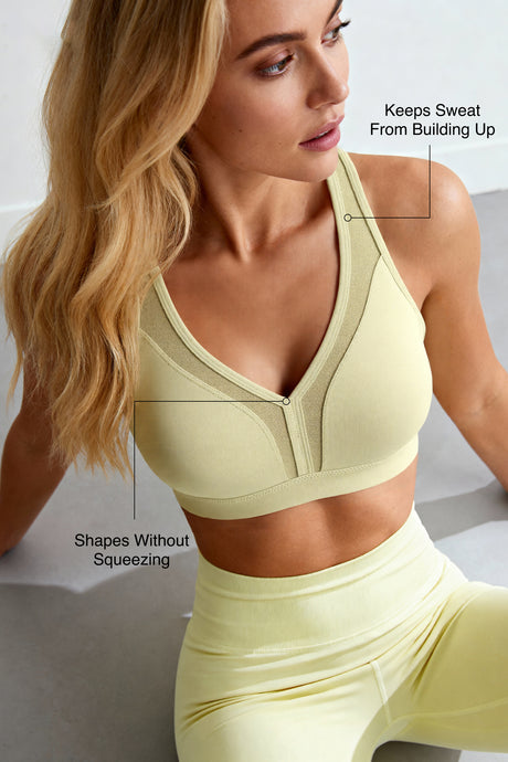 Power™ Adjustable Cross-Back Sports Bra | High-Impact Bounce Control Without Flattening for Running, HIIT & Training - image 3