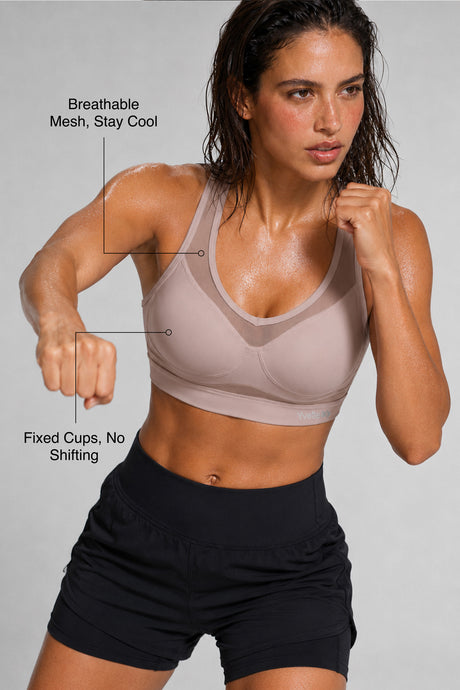 Shift™ Breathable Racerback High-Support Bra | High-Impact Support Best For Running, HIIT & Training - image 2