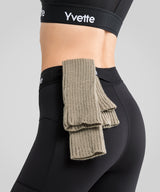 High Waist Logo Pockets Lined Running Leggings