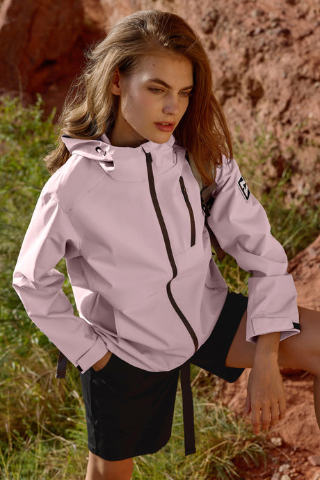 Anywhere™ Long Hooded Durable Waterproof Softshell Jacket| Women's Sports Jacket