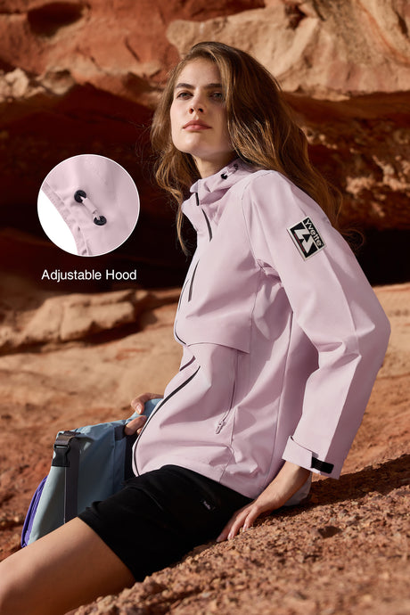 Anywhere™ Long Hooded Durable Waterproof Softshell Jacket| Women's Sports Jacket - image 3