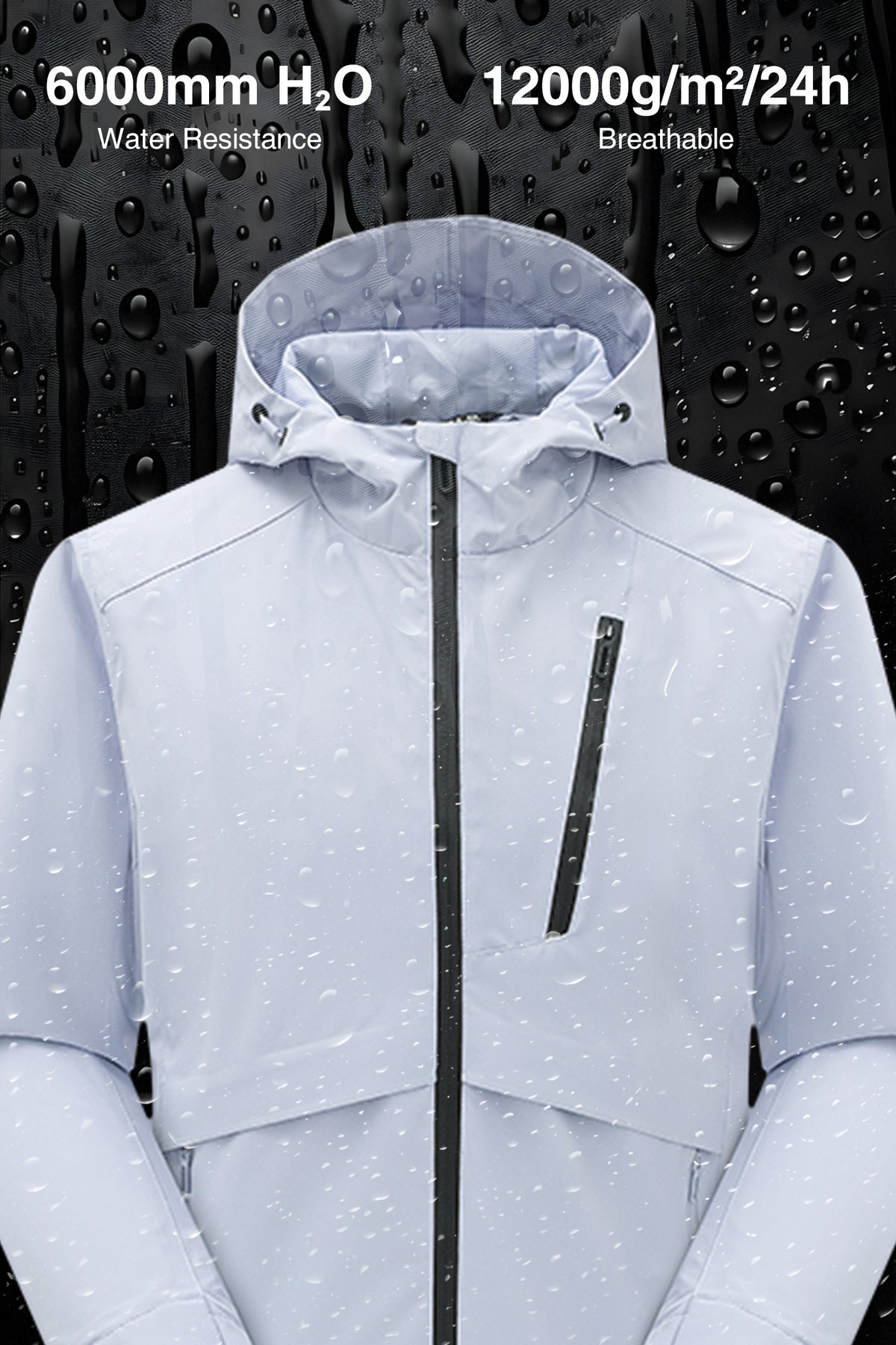 Anywhere™ Long Hooded Durable Waterproof Softshell Jacket| Women's Sports Jacket