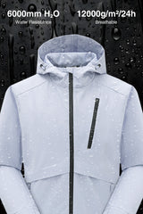 Anywhere™ Long Hooded Durable Waterproof Softshell Jacket| Women's Sports Jacket