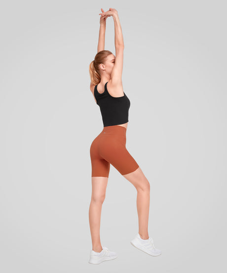 Shift™ Stretchy Soft Double Seam Shorts 8" | Women's High Support Running Shorts - image 4