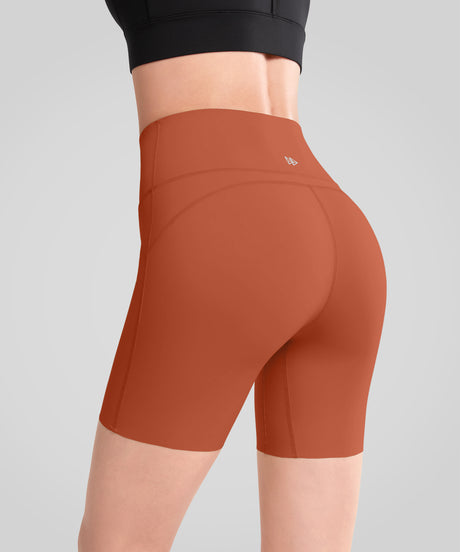 Shift™ Stretchy Soft Double Seam Shorts 8" | Women's High Support Running Shorts - image 5