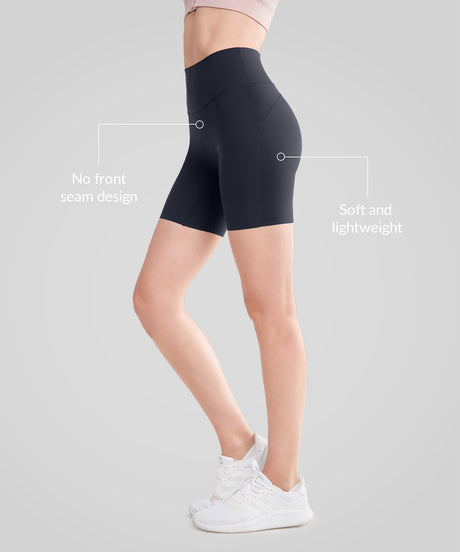 Shift™ Stretchy Soft Double Seam Shorts 8"| Women's High Support Running Shorts - image 3