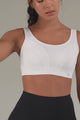 Sujetador deportivo acolchado Power Adjustable Enhance | Sujetador deportivo de sujeción media para mujer