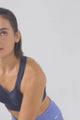 Shift V-Ausschnitt Mesh gepolsterter Lauf-BH | Damen Sport-BH mit starkem Halt
