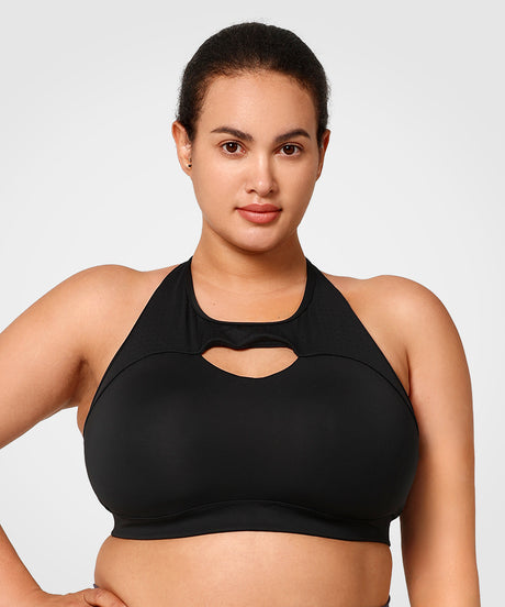 Enfold™ Airflow Cross Back High Support Running Bra | Women's High Support Sports Bra (Plus Size) - image 6
