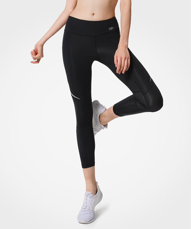 Leggings da corsa traspiranti Sculpt Airhole da 22" | Leggings da donna con supporto elevato